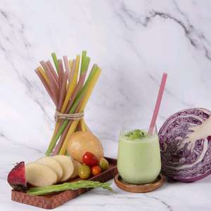 HOT DEAL! Pailles végétales écologiques-Compostables, non plastiques, qualité supérieure-Stock limité-BLUE LOTUS VIETNAM - Product Image 4