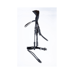 Luxe of London Oxford Bride anatomique roulée noire et blanche légère - Product Image 1