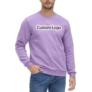 Plusieurs couleurs Surdimensionné Hommes French Terry Stone Wash Distressed Sweatshirt Winter Plain Dyed 100% Cotton Fabric For Adults - Product Image 5