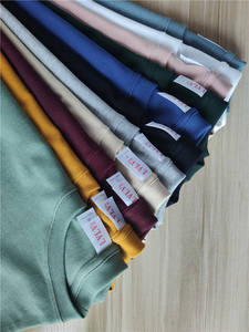 Camisetas para Hombre, MOQ Bajo, con Servicio de Fabricación OEM y ODM, Venta al por Mayor de Fábrica, 100% Algodón, Camiseta Personalizada Teñida para Hombre, Estilo Urbano - Product Image 5