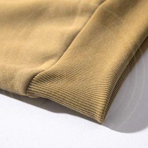 OEM Sweat-shirt polaire surdimensionné de haute qualité taille XS à manches longues vêtements d'hiver épais col en O personnalisé solide teint en plaine - Product Image 4