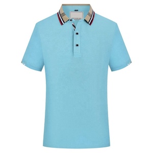 Polo en microfibre de haute qualité pour hommes, confortable et respirant, à manches courtes, pour adultes, polo de couleur unie en gros - Product Image 4
