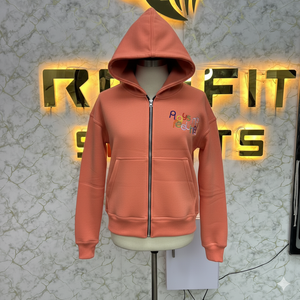 El mejor producto de moda Venta caliente Hecho en fábrica Logotipo de bordado personalizado Buena calidad Nuevo estilo Sudaderas con capucha con cremallera de baja tasa - Product Image 6