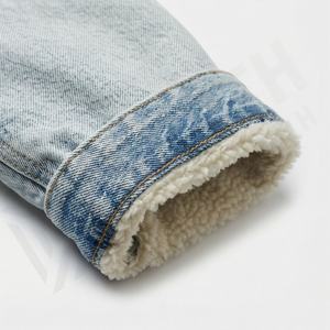 Affordable <b>Woman</b> <b>Denim</b> <b>Jacket</b> Slim Fit Faded Customized Color <b>Stretch</b> Design Elegant Casual Everyday Fashion Streetwear Apparel - Product Image 6