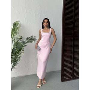 Vestido Largo Elegante missJANELL con Adornos de Piedras Blancas para Mujer, Mezcla de Poliéster y Elastano, para Fiestas y Eventos Formales - Product Image 4