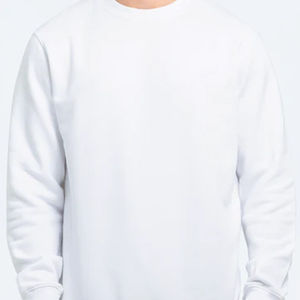 2025 automne Streetwear hommes sweat Polyester/coton mélangé épais polaire poids lourd coupe régulière impression personnalisée Logo haut - Product Image 5