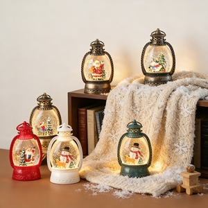Lanternes <span class=keywords><strong>à</strong></span> eau pour décorations de Noël 2026, lampes <span class=keywords><strong>à</strong></span> huile LED réalistes, décorations de table pour hôtels et centres commerciaux, lampes <span class=keywords><strong>à</strong></span> flamme pour aménagement de scènes - Product Image 1