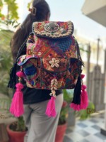 Sac Banjara de créateur, fait main, sac à dos vintage bohème multi-usages, vente en gros, produit en vrac, sac élégant pour femme