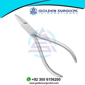 Pince à nez plat pour endodontiste dentaire orthodontique | Outils de dentisterie dentaire en gros pas cher prix bas quantité minimale de commande - Product Image 6