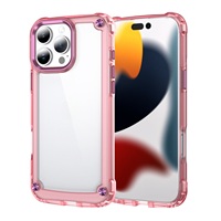 Funda Protectora Semitransparente a Prueba de Golpes de TPU+Acrílico de Color Puro para 15 Ultra 15 Pro Max