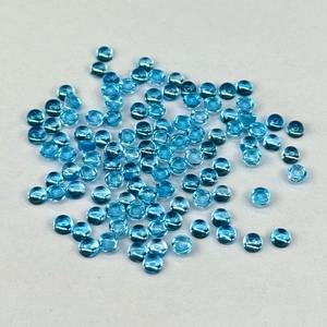 100% ธรรมชาติที่มีคุณภาพสูง7มิลลิเมตร Cabochon สวิสสีฟ้าบุษราคัมทั้งหมดอัญมณีที่จำเป็นสำหรับการทำเครื่องประดับ-ร้านค้าครบวงจรสำหรับอัญมณีหลวม - Product Image 1