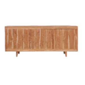 Luxury Rattan Buffet <b>2</b> <b>Doors</b> + 3 Drawers Classic Style Natural Rattan Wood Buffet for Living Room and Home Furniture - Product Image 4