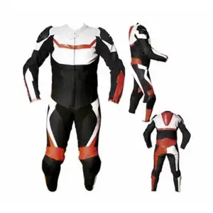 Cuir véritable Fabricant de vêtements pour hommes Combinaison de moto en cuir Combinaison de moto en cuir Racing 2023