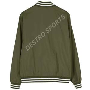 Low Moq Retro <b>Men</b> <b>Letter</b> Embroidered Logo Baseball Bomber Letterman <b>Jackets</b> Custom Leather Varsity <b>Jacket</b> For <b>Men</b> - Product Image 5