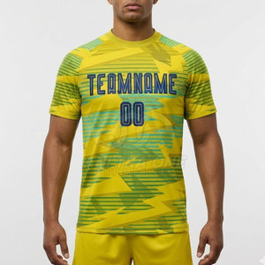Maillot de football léger et de haute qualité pour homme – Tenue de sport élégante, respirante, écologique, à séchage rapide, à manches courtes, idéal pour l'entraînement - Product Image 3