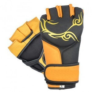 Gants de combat MMA en cuir, paume ouverte, pour grappling et arts martiaux, pour adultes, anti-UV, pour sports de plein air, salle de sport - Product Image 4