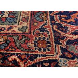 Tapis en laine noué à la main Aalam, motif médaillon rouge-orange, kilim abstrait fait main pour la maison, 9x12 rectangulaire, idéal pour adolescents, entrée et couloir - Product Image 3