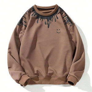 Hombres Trending Pullover Impreso Sudadera Térmica Fleece Cómoda Sudadera para Hombres 100% Algodón Sudadera con capucha Logotipo personalizado Sudadera con capucha - Product Image 1