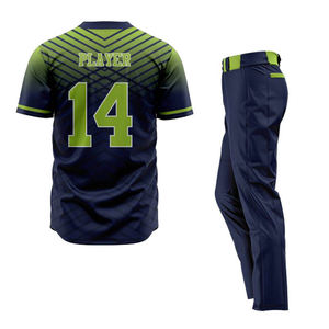 Uniformes de baseball à sublimation pour hommes, uniformes de baseball de haute qualité sur mesure, fournisseur en gros d'usine, nouveauté - Product Image 3