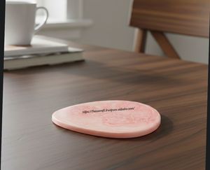 Planche à découper en résine de style écologique de luxe avec poignée, en paille de blé, plateau à charcuterie durable pour la viande, le pain, les blocs à découper - Product Image 4