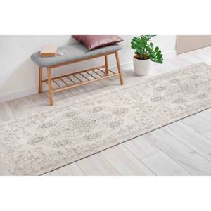 Tapis imprimé : Tapis chenille turc Oushak antique à motif médaillon pour salle de bain, idéal pour l'inauguration de maison - Product Image 4