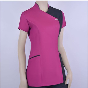 Ensembles de gommage pour femmes à la mode Top Medical Spa Salon Uniforme Costume de gommage pour femmes avec couleur personnalisée Logo de marque - Product Image 3