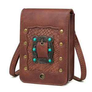 Sac de pochette médiéval en cuir marron rustique pour vêtements de la Renaissance et jeux de rôle historiques fabriqués avec du cuir véritable durable - Product Image 4