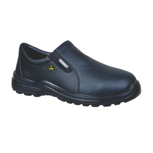 Chaussures de sécurité respirantes en microfibre classiques pour hommes pour le travail d'été Baskets lavables imperméables et légères de couleur noire - Product Image 4