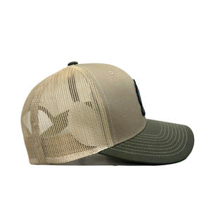 Parche tejido de alta calidad bordado 3D borde camionero sombreros estilos personalizados Gorras camionero sombreros al por mayor en Vietnam - Product Image 3