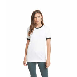 Diseña Tu Propia Camiseta Unisex de Algodón con Ribete en Contraste, Camiseta de Jersey Fino, Camiseta de Alta Calidad - Product Image 6