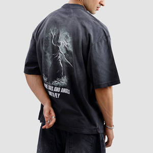 เสื้อยืดผ้าฝ้ายขนาดใหญ่มีสไตล์สำหรับสวมใส่สบายๆและในชีวิตประจำวัน - Product Image 2