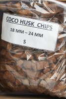 100% sacs de croustilles organiques en vrac de noix de coco (balle) utilisés comme literie pour les amphibiens qui donnent la priorité au bien-être