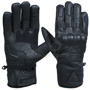 Gants de moto en cuir respirants pour hommes, modèle professionnel 2026, design personnalisé pour l'hiver, les activités de plein air et les voyages décontractés (PK) - Product Image 2