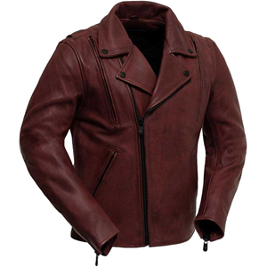 Chaqueta de cuero transpirable para hombre superventas, abrigo de piel de oveja para otoño, chaqueta de cuero auténtico de talla grande a la moda para hombre - Product Image 6