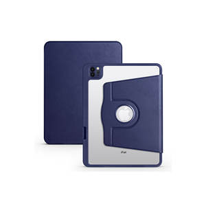 Housse intelligente rotative à 360° Netzy pour iPad Air 11 2025 M3 bleu marine avec fonction veille/réveil automatique, support pour stylet, protection pour tablette de 13 pouces - Product Image 1