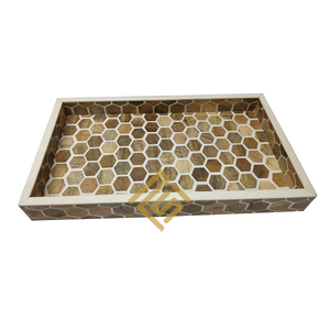 Décor à la maison vente chaude plateau décoratif en bois de haute qualité cadeau de célébration festive pour la saison des vacances de Noël Top Standard - Product Image 3
