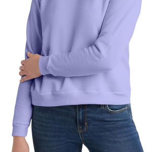 สเวตเตอร์คอกลมสำหรับผู้หญิงสีม่วงผลิตภัณฑ์สเวตเตอร์แบบสวมหัวสำหรับผู้หญิงสินค้าใหม่ - Product Image 6