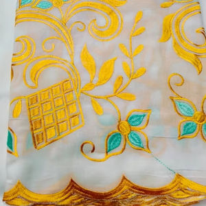 Vestido de Mujer de Peso Medio, Personalizable, de Algodón Peinado de Lujo, con Estampado a Cuadros, Bordado, Antiestático, Diseños Tejidos Multicolores - Product Image 1