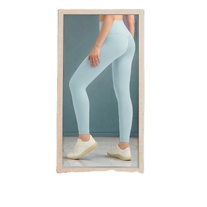 Leggings de yoga taille haute pour femmes - Pantalon de sport sans couture effet ventre plat (Polyester/Coton) - Product Image 2