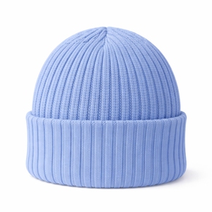 Custom Rib Knit Beanie Hat with Custom Logo Unisex Winter Polyester Custom Color Street <b>Style</b> Outdoor Beanie - Product Image 6