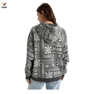 Vente chaude 500g All Over Sublimation Sweat À Capuche Logo Personnalisé Brodé Épaississement Polaire Épaule Pull Hoodies - Product Image 5