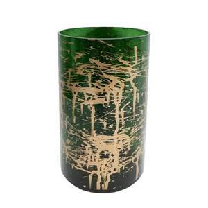 Bougeoir votif en métal de forme ronde pour la maison, le jardin et la décoration de Noël. - Product Image 4