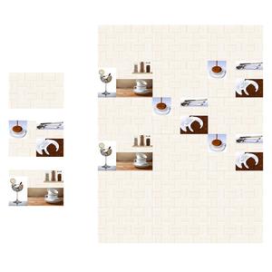 กระเบื้องเคลือบสีเหลืองสี300x450mm ดีไซน์เซรามิกที่ถูกสะกดจิต - Product Image 5