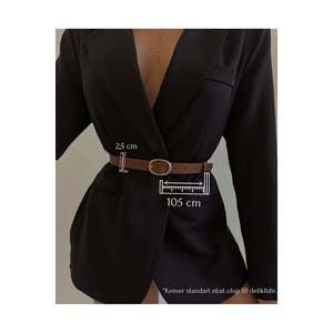 Ceinture à boucle ovale pour femmes, pour pantalons, vestes, robes et chemises - TABA - Product Image 1