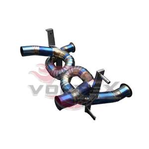 Convertisseur catalytique en titane, silencieux Valvetronic, échappement Catback avec downpipe pour Lamborghini Aventador SVJ/Ultimae à soupapes - Product Image 5