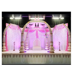 Antiguo tronco pilares boda Mandap conjunto indio boda Mandap conjunto fabricante boda fibra Mandaps para la venta - Product Image 1