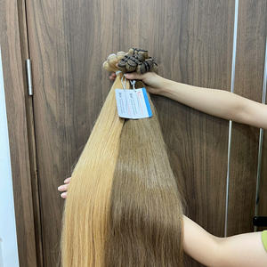 Extensions de cheveux vietnamiennes de luxe Tissage de cheveux couleur brillante Meilleur commerce de gros Prêt à expédier - Product Image 1