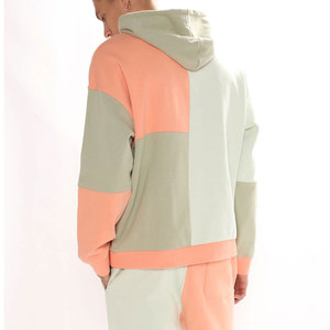 Sweat à capuche décontracté personnalisé pour homme avec logo imprimé, en polaire polyester/coton pour l'hiver - Anti-boulochage et séchage rapide, teinture unie - Product Image 4