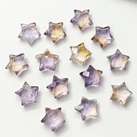 3A + kalite 100% doğal Ametrine Faceted yıldız şekli Briolette gevşek Ametrine yıldız şekilli değerli taş boncuk toptan fiyata OEM