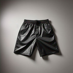 Noir 100% Nylon Pluie Randonnée Shorts Hommes Poids Léger Workout Wear Coupe-Vent Shorts Hommes Hommes Formation Coupe-Vent Shorts - Product Image 5